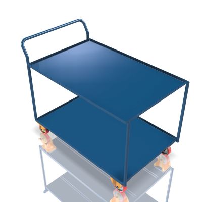 Table trolley with 2 shelves (119x77cm) 500 kg